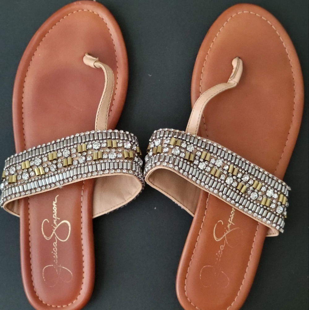 Jessica Simpson beaded sandal size 8.5